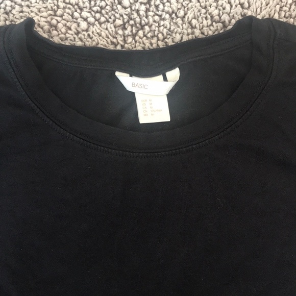 Black T-shirt dress - Picture 3 of 3